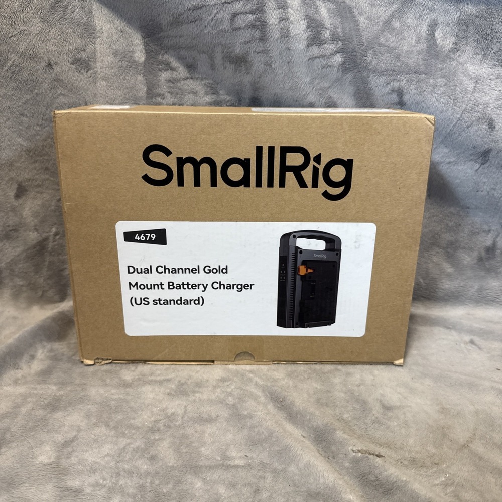 SmallRig 4679 Dual Channel Battery Charger for Camera, 16.8V, AC Power